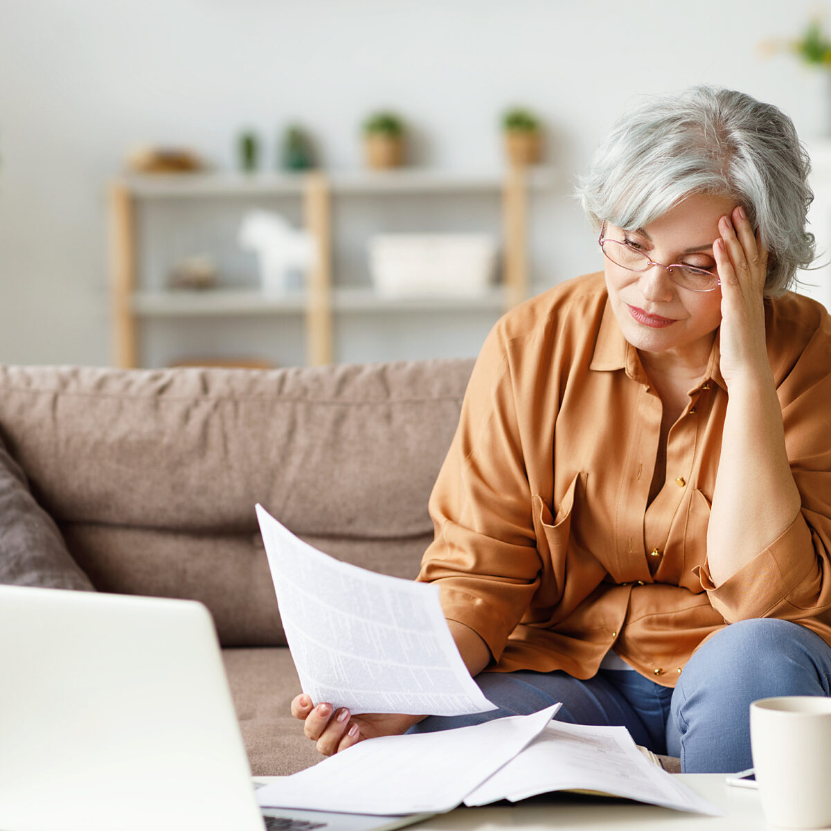 Women unhappy concerned dispute paperwork contract 1683033619